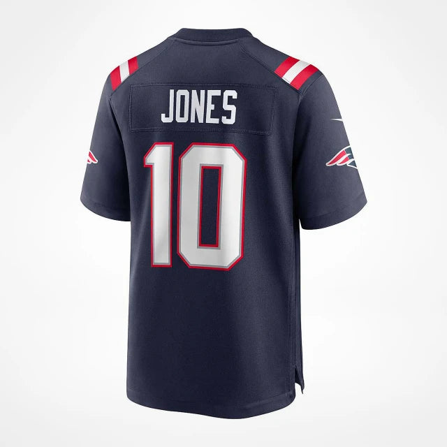 Mens New England Patriots Mac Jones Home Game Jersey
