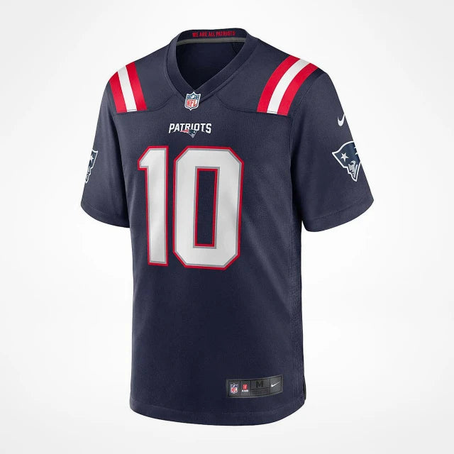 Mens New England Patriots Mac Jones Home Game Jersey