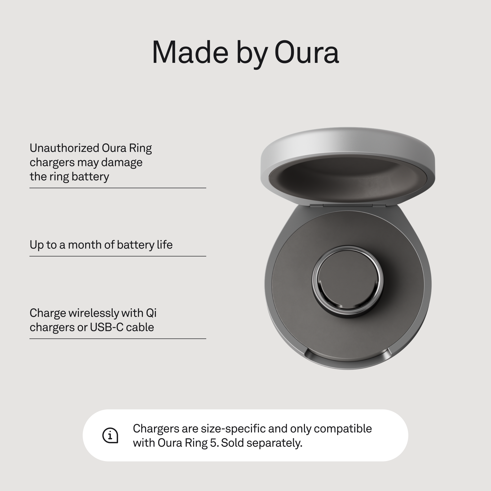 Smart Ring 5 Portable Charger