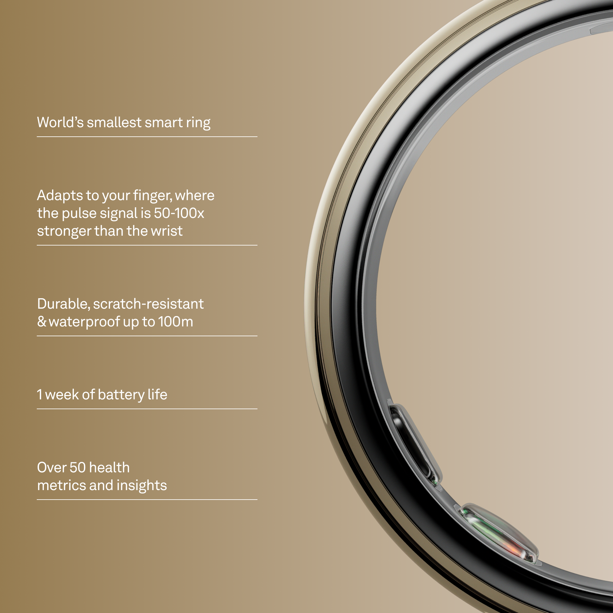 Smart Ring 5 Gold