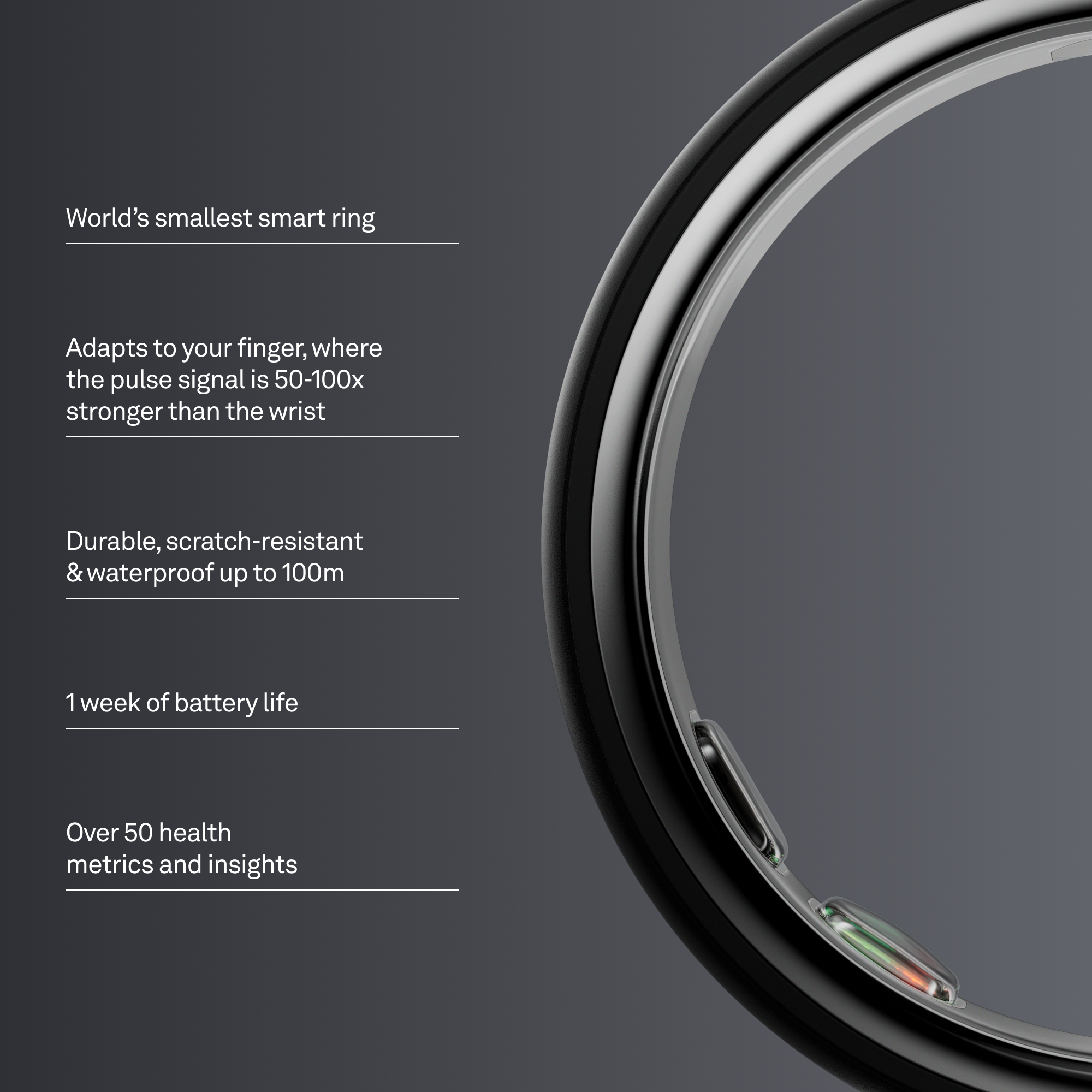 Smart Ring 5 Stealth