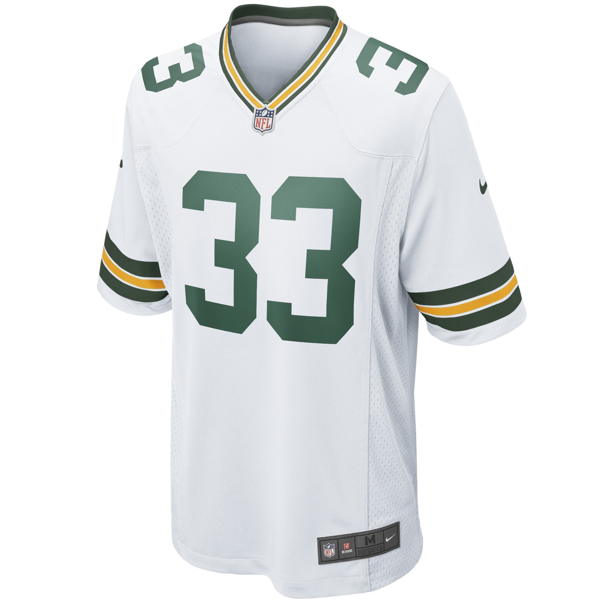 Mens Green Bay Packers Aaron Jones Road Game Jersey