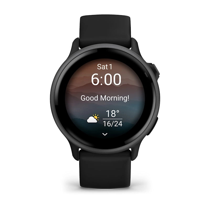 Vivoactive 6 Black With Black Silicon Band Smartwatch