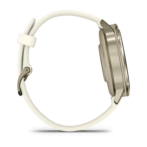 Venu 4 Lunar Gold Bezel With Bone Silicone Band 41 MM Watch