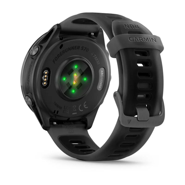 Forerunner 570  Slate Gray Aluminium Case Black Band 47MM