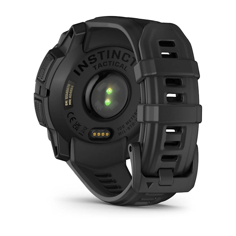 Instinct 3 Solar Tactical Watch Black Silicone Band 45 MM
