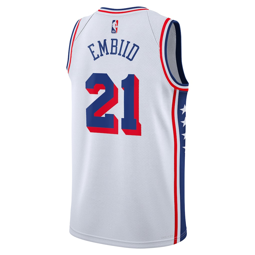 Mens Philadelphia 76ers Joel Embiid ASC Replica Jersey