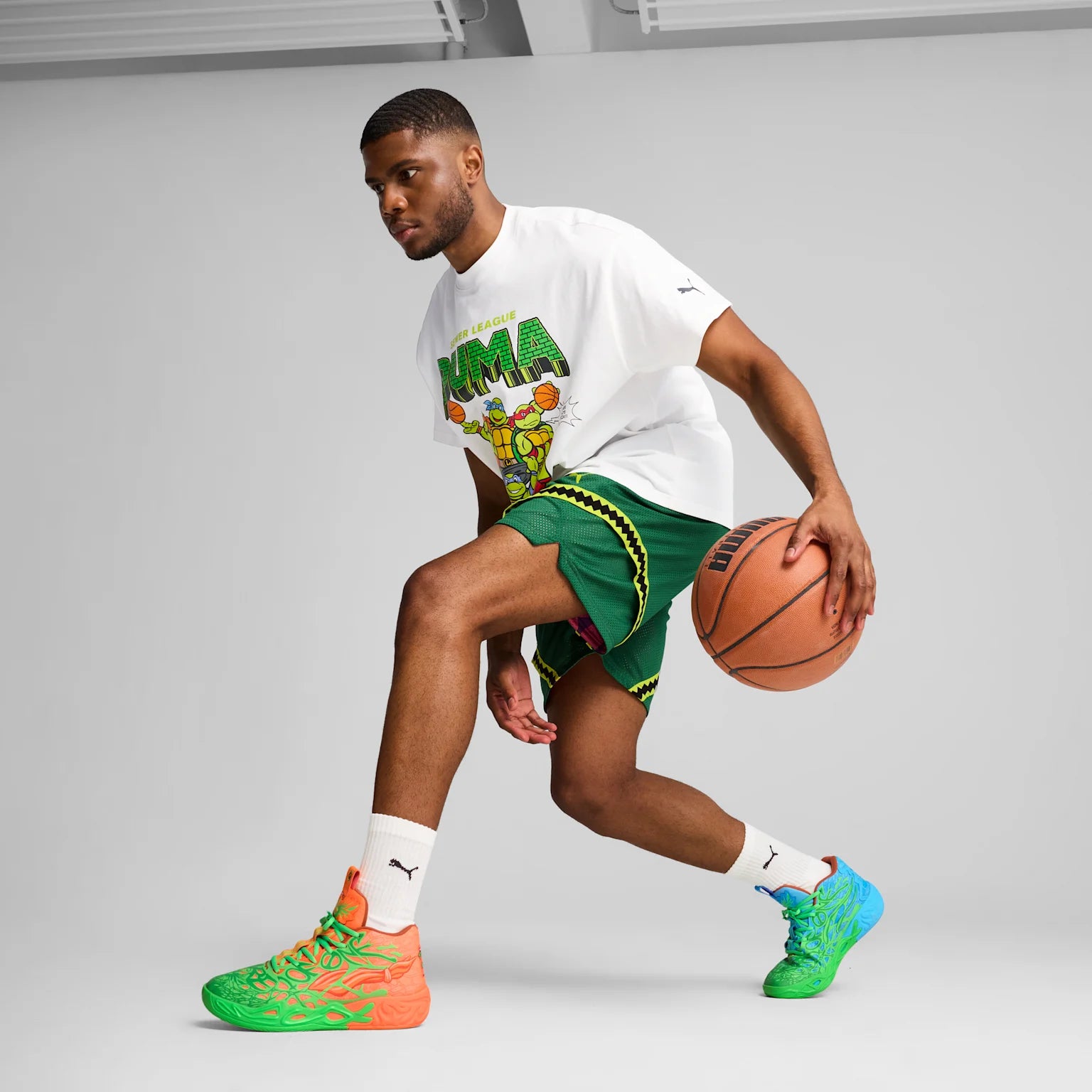 Mens Lamelo Ball MB.04 TMNT L&M Basketball Shoe
