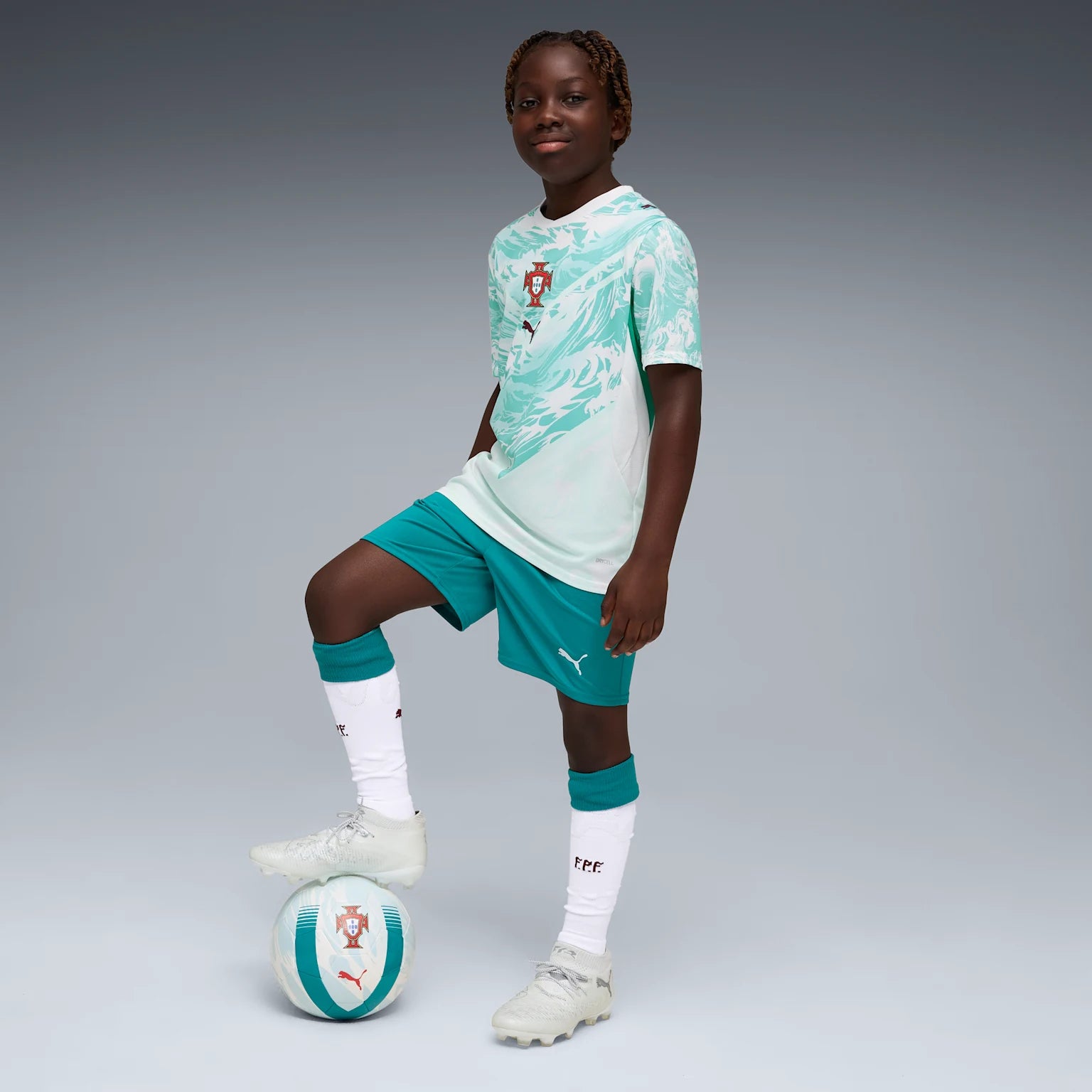Junior Portugal FPF Away 25/26 Replica Shorts