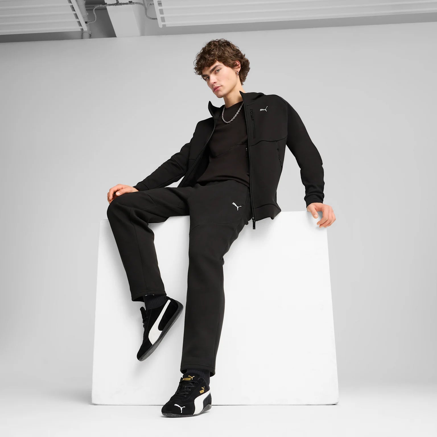 Mens PumaTech Full Zip Hooded Jacket