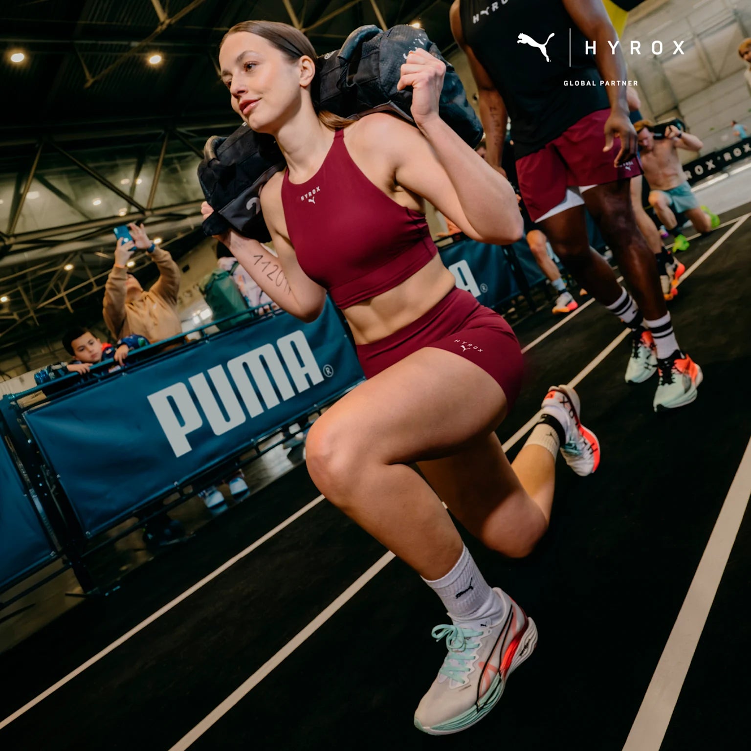 Womens Hyrox Shapeluxe High Neck Medium Support Bra