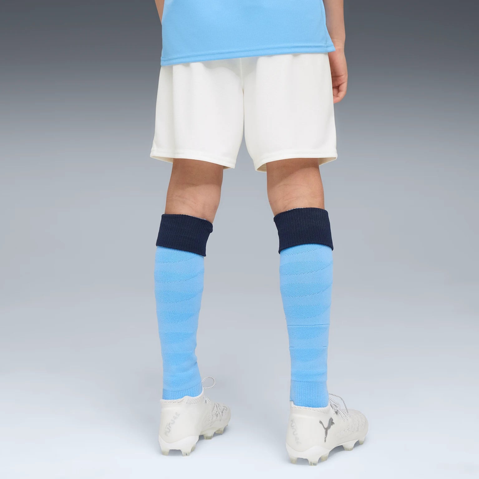 Junior Manchester City Home Replica Shorts