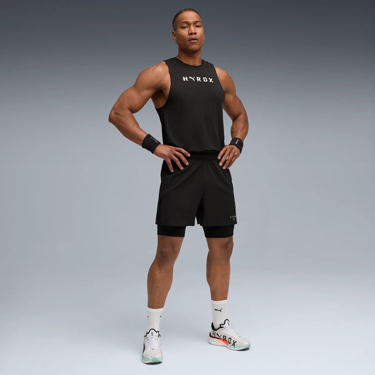 Mens Hyrox 2 in 1 Train Short