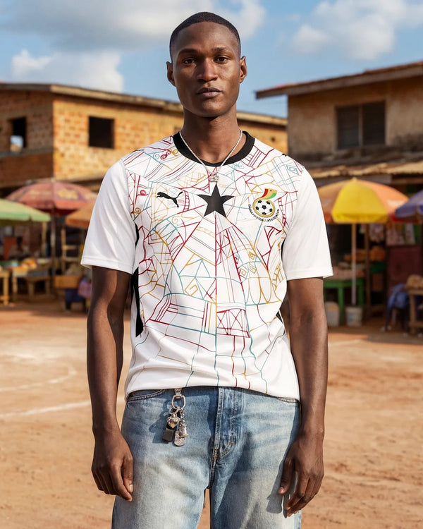 Mens Ghana GFA Home 25/26 Replica Jersey