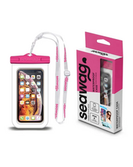 Waterproof Case For Smartphone White And Pink