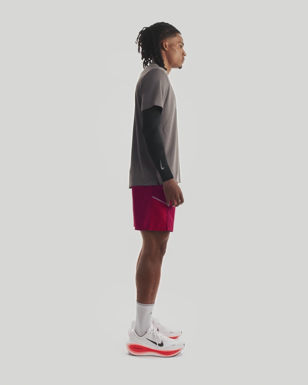Mens Dri-Fit Miler 7 Inch 2 in 1 Short