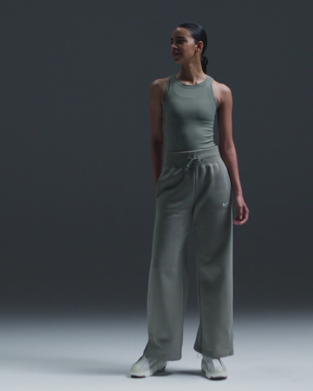 Womens Phoenix Fleece High Rise Wide Pant