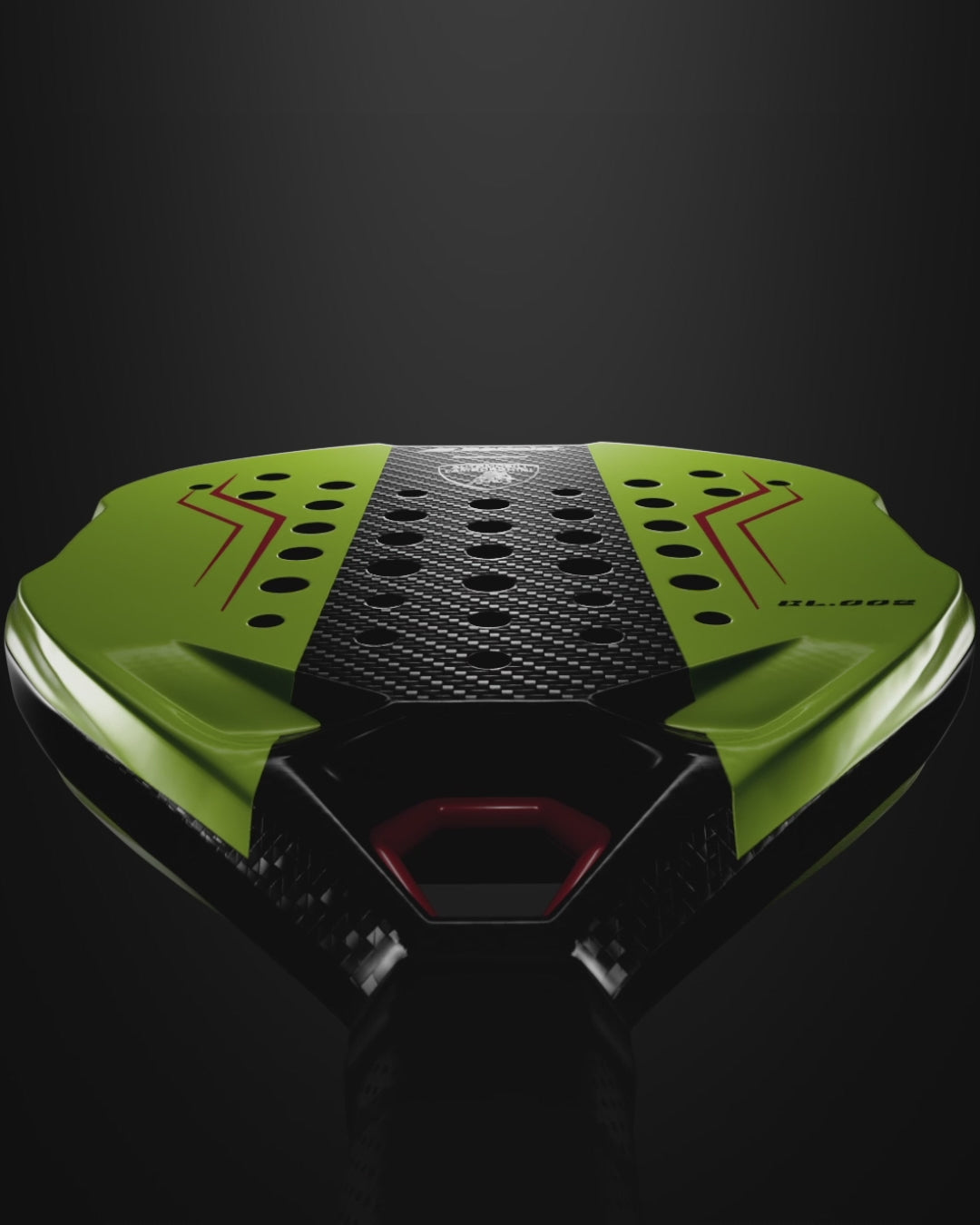 Lamborghini Black Yellow Padel Racket