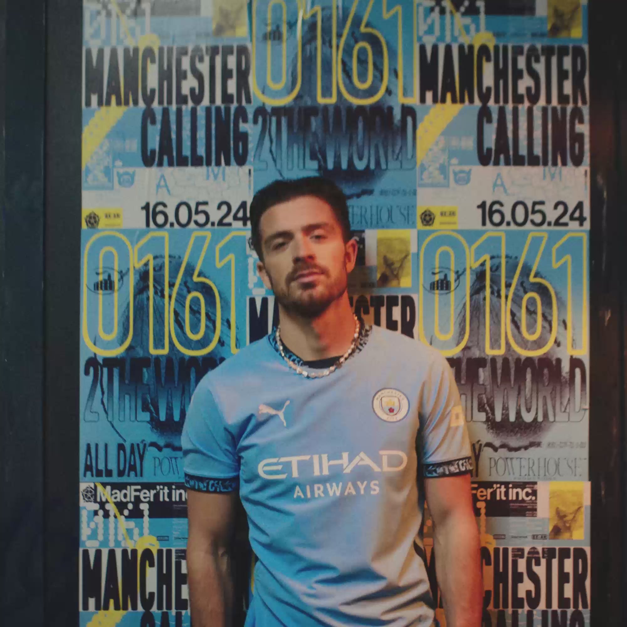 Mens Manchester City FC Home Replica Jersey 24/25