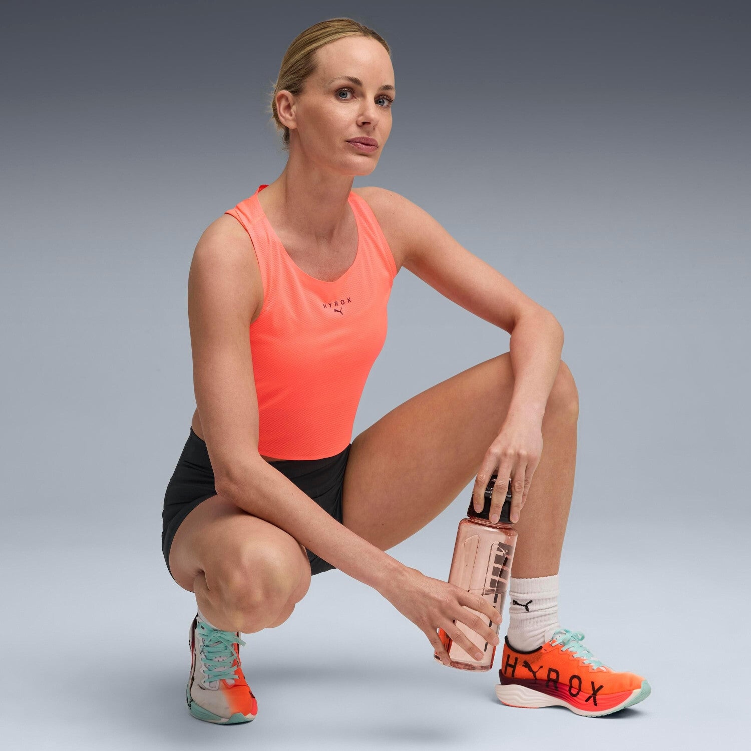 Womens Hyrox Ultraspun Crop Tanks