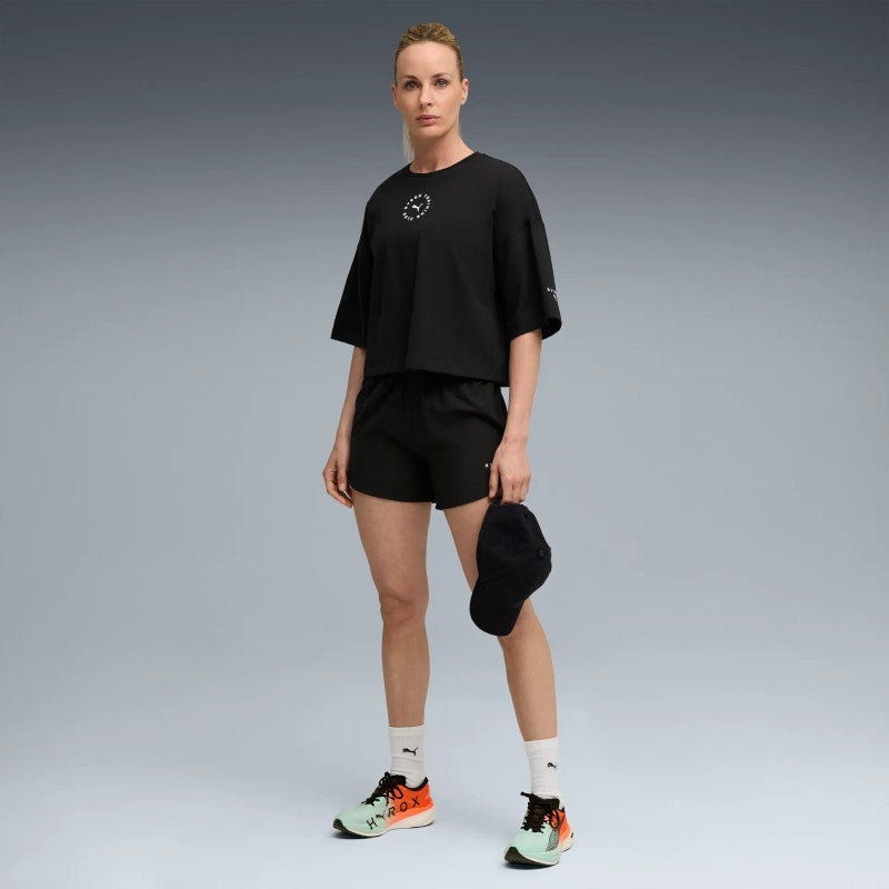 Womens Hyrox Cropped Short Sleeves Tees