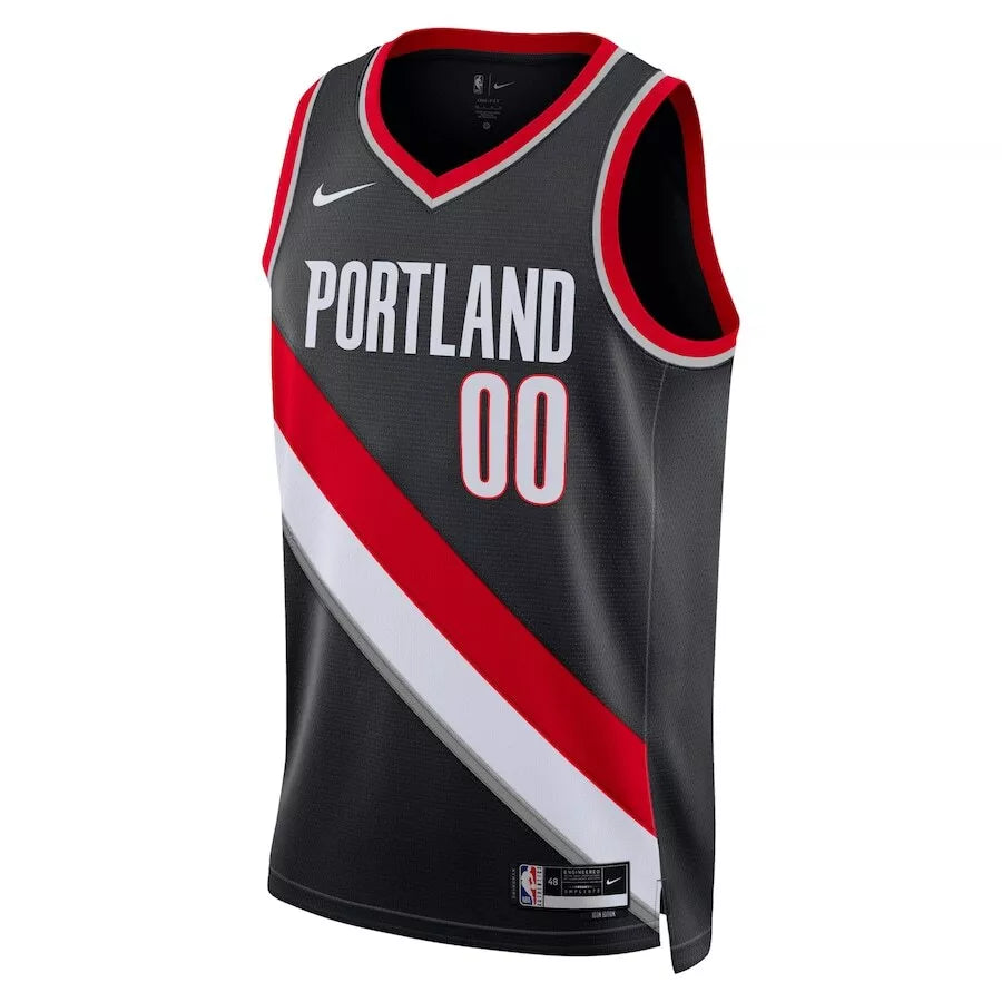 Mens Portland Trailblazers Scoot Henderson Icon Swingman Replica Jersey
