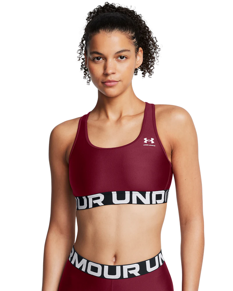 Womens Heat Gear Authentics Medium Impact Sports Bra