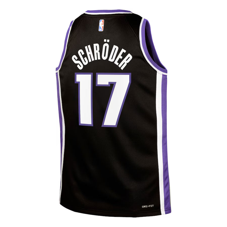 Junior Sacramento Kings Deaaron Fox Icon Replica Jersey