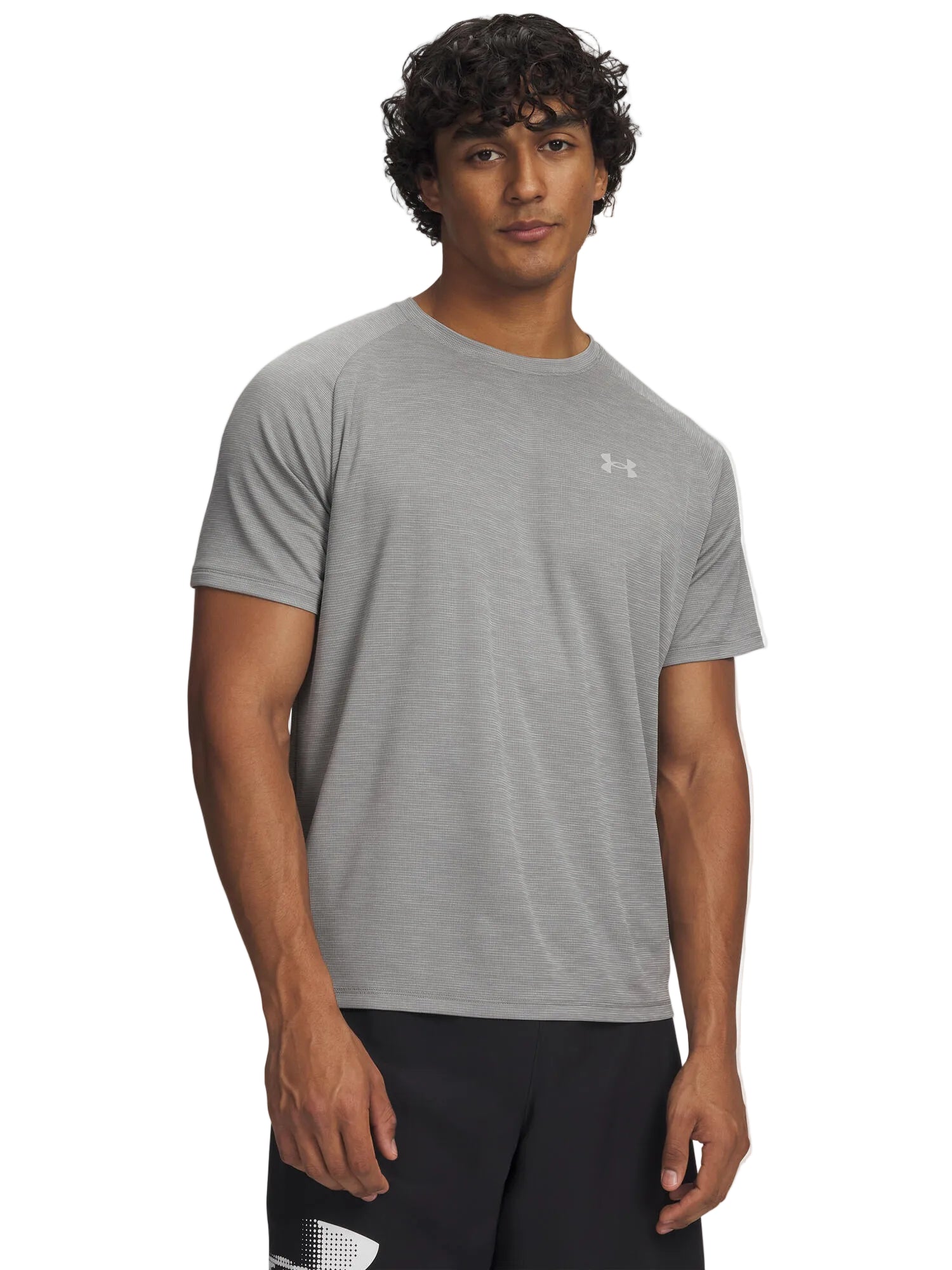 Mens Tech Textured Short Sleeve T-Shirt