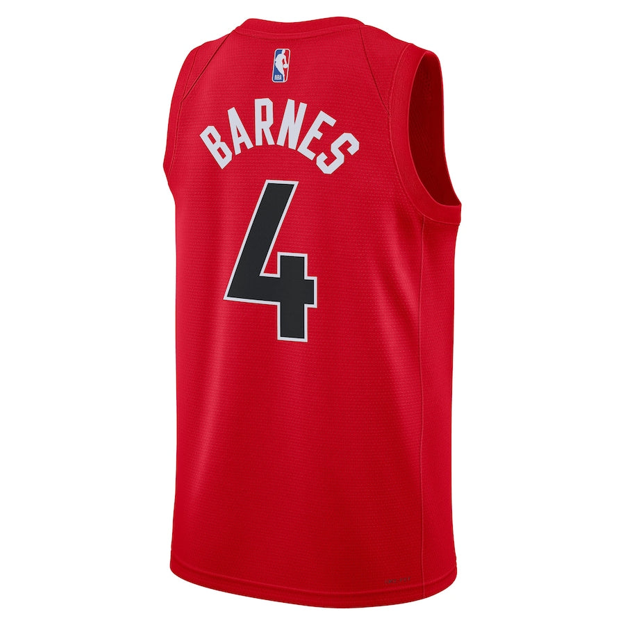 Mens Toronto Raptors Scottie Barnes Icon Swingman Replica Jersey