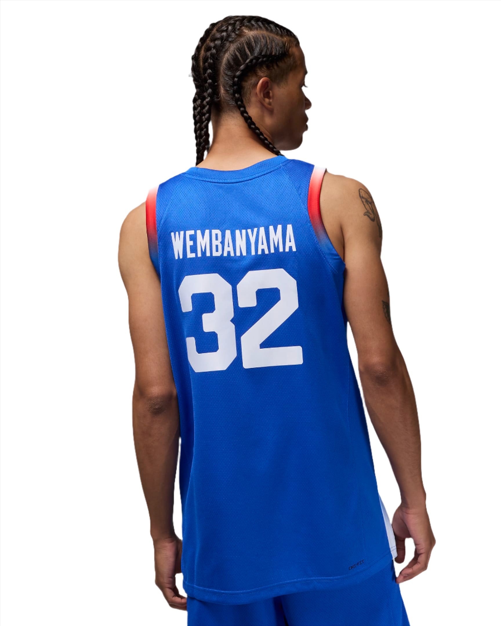 Mens France Wembanyama LMTD OLY24 Road Replica Jersey