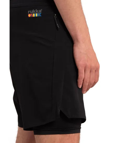 Mens Rukka Maaninka 2 in 1 Short