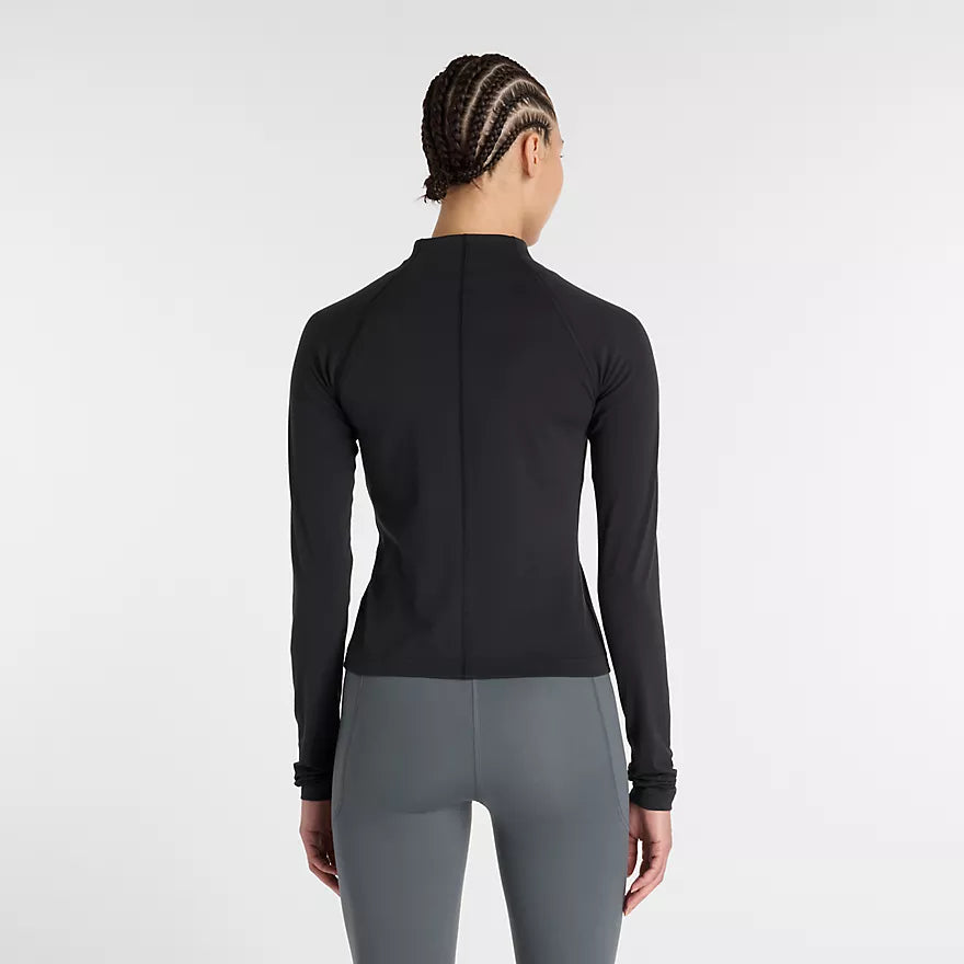 Womens Running Fitted Full Zip Jacket