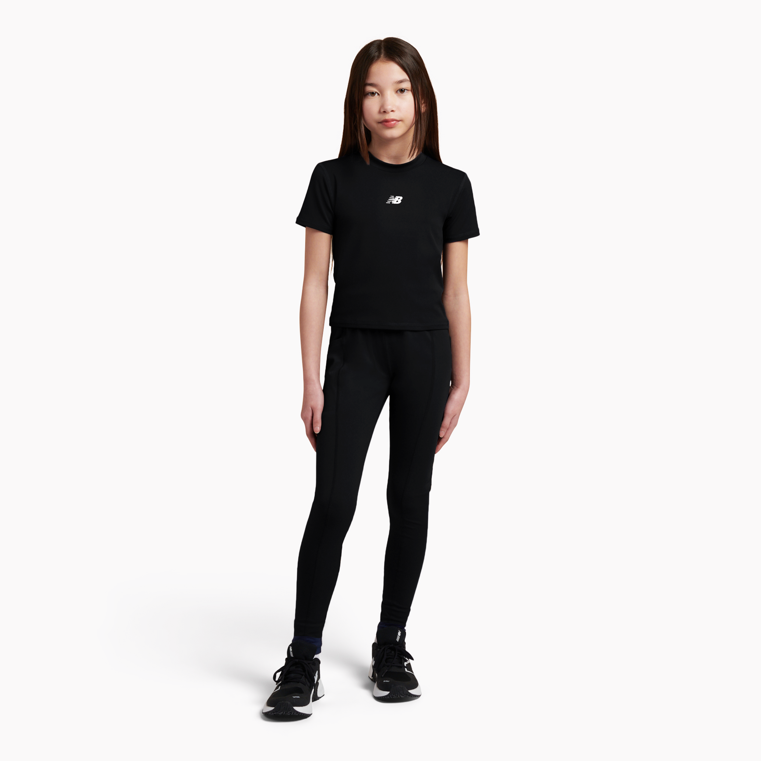 Junior Girls Running Athletic Short Sleeve Tshirt