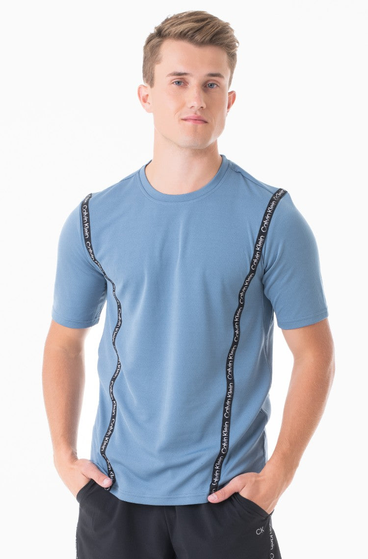Mens Workout Taping Detail Short Sleeve T-Shirt