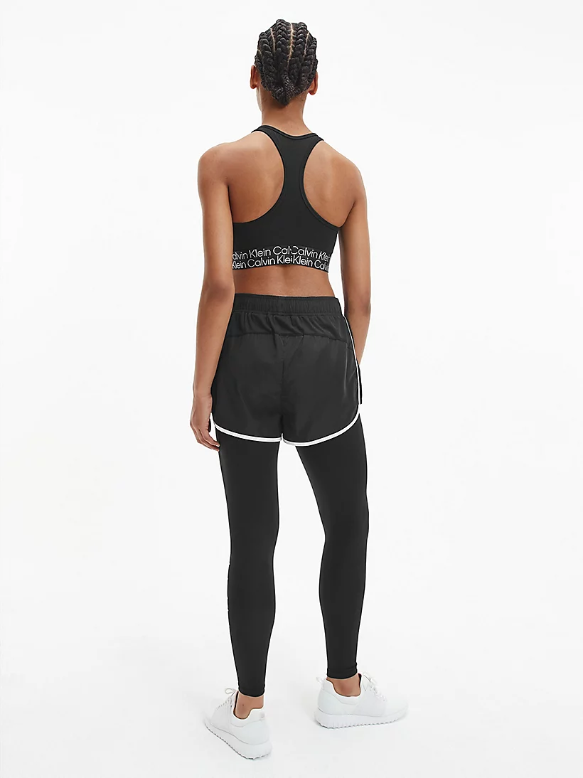 Womens Branded Waistband Light Impact Sports Bra
