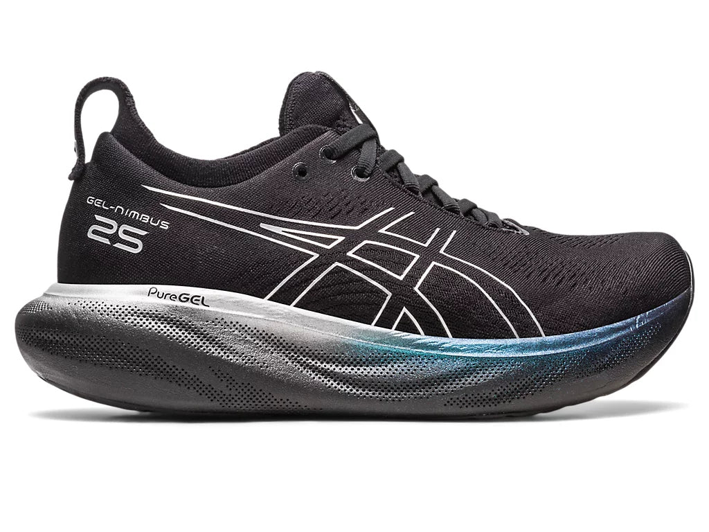 Womens Gel-Nimbus 25 Platinum Running Shoe