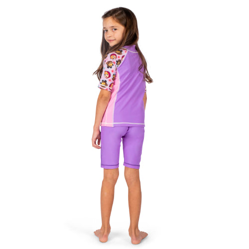 Girls Short Sleeve Rashguard