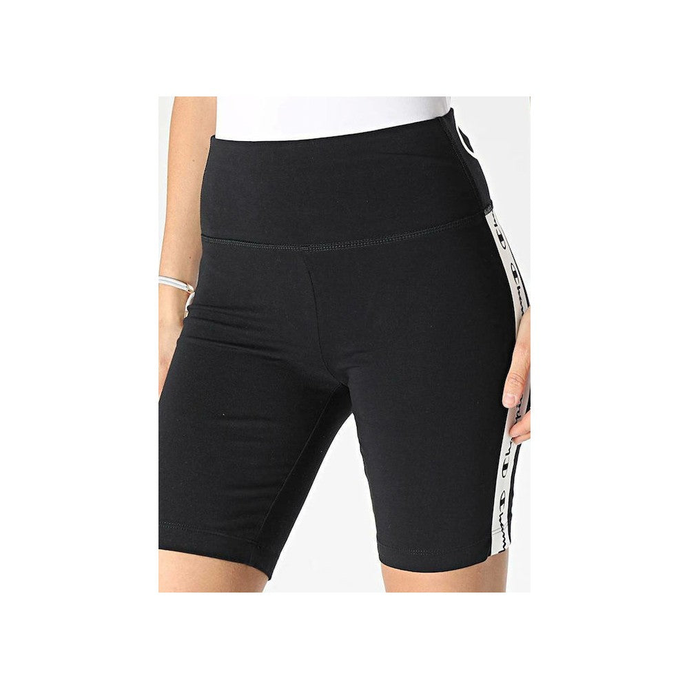 Womens Tape Logo Biker Shorts