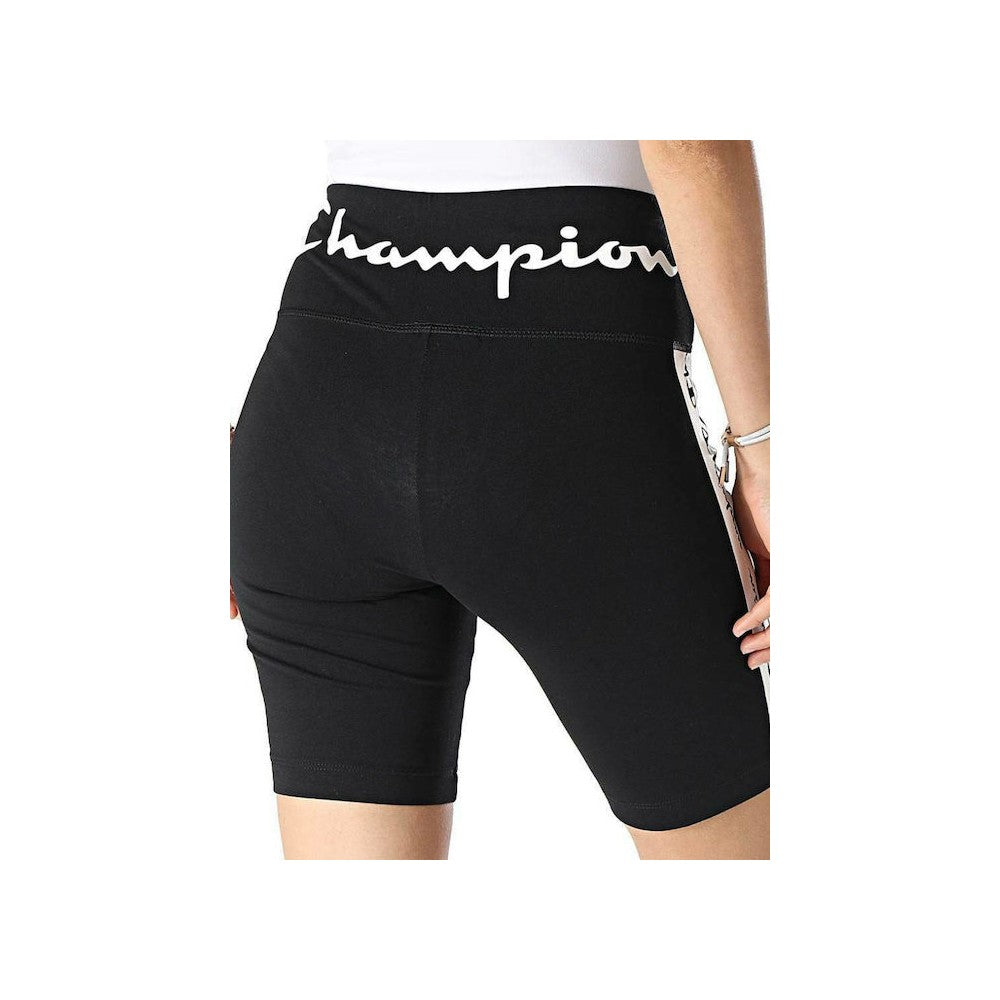 Womens Tape Logo Biker Shorts