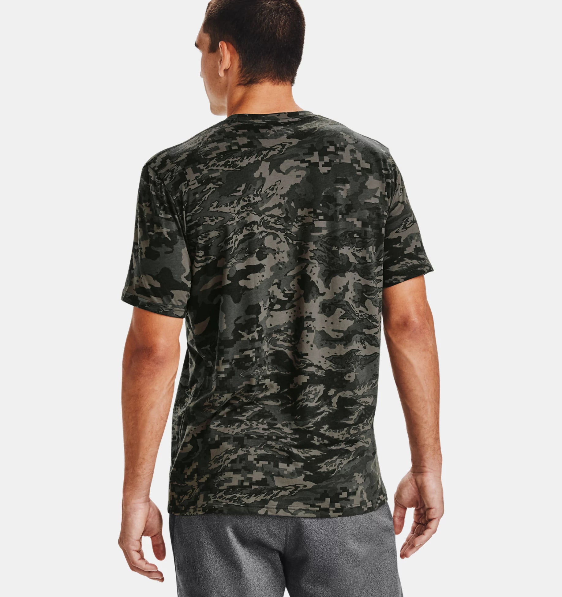 Mens Camo Short Sleeve T-Shirt