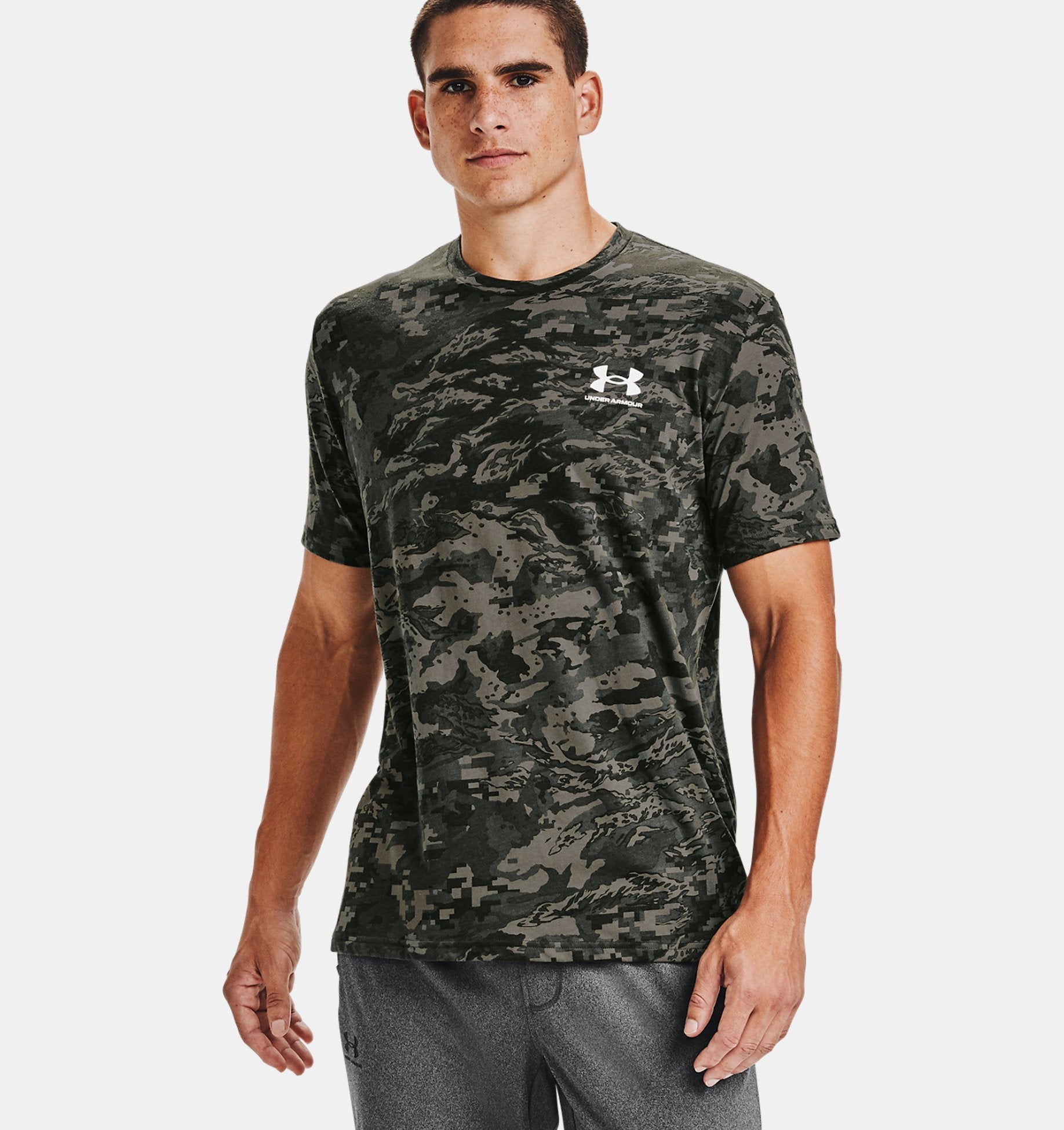 Mens Camo Short Sleeve T-Shirt