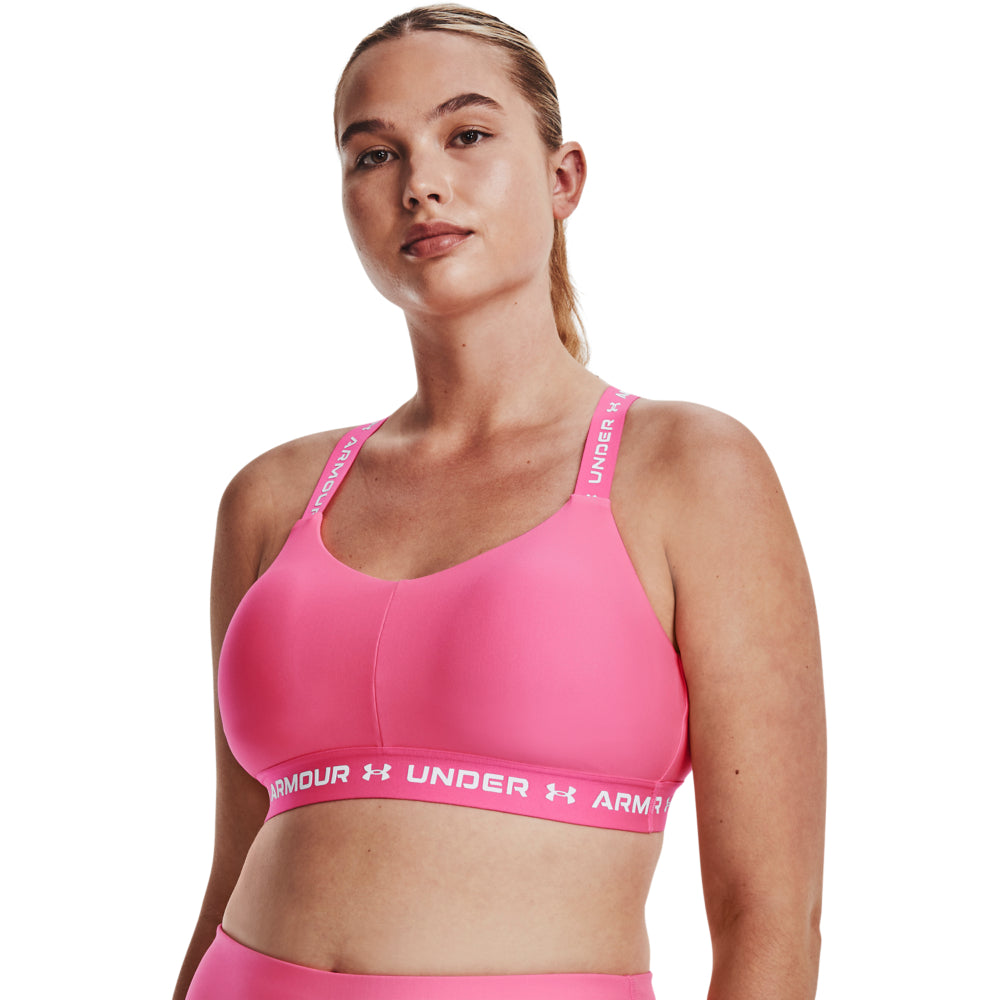 Womens Tape Logo Light Impact Sports Bra