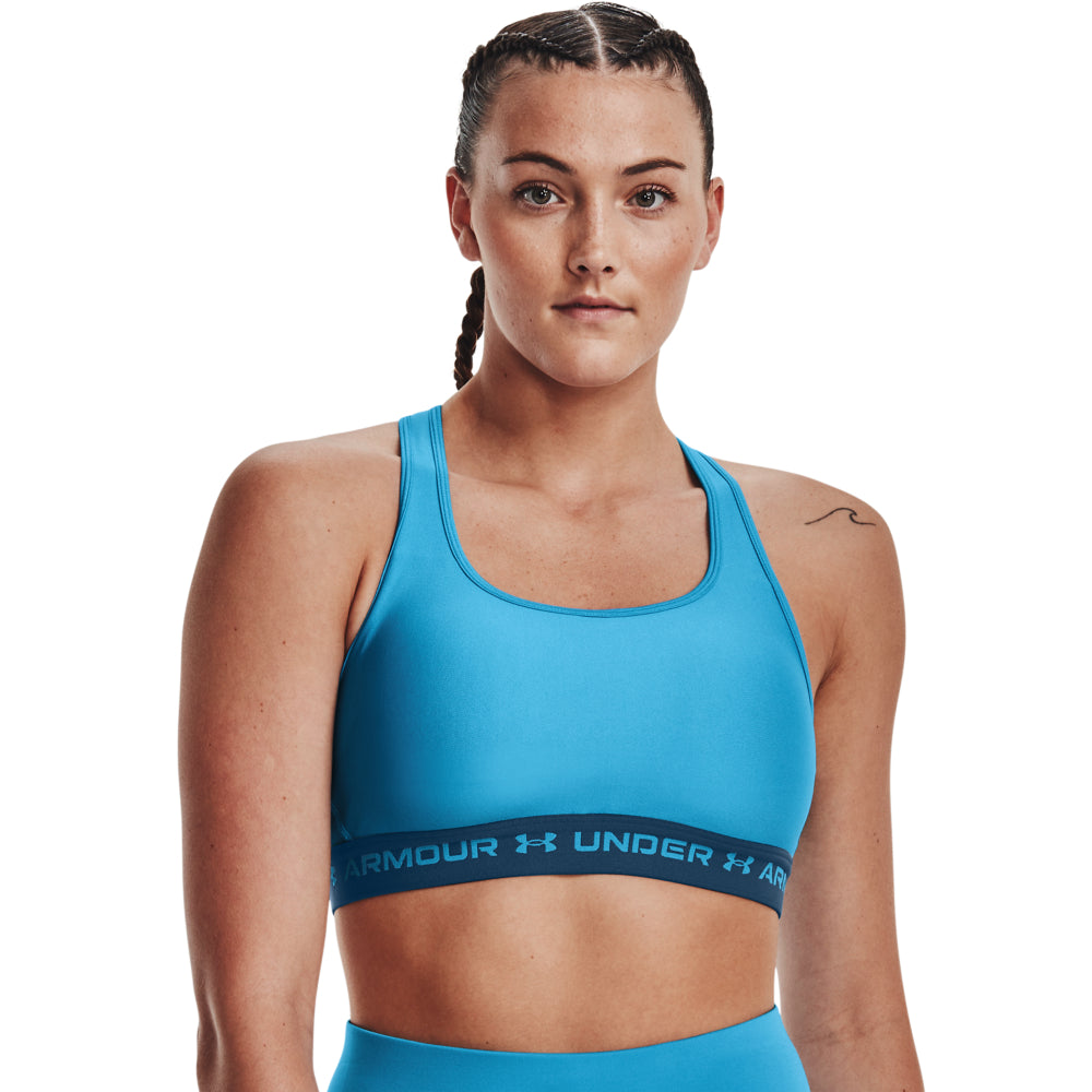 Womens Branded Waistband Medium Impact Sports Bra