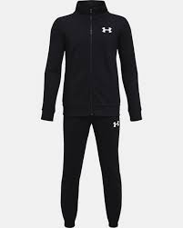 Boys Knitted Training  Full Zip Cuff Tracksuit