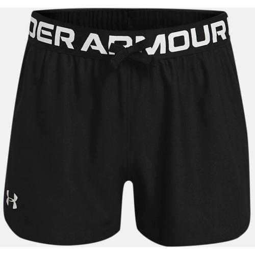 Girls Performance Branded Waistband Solid Shorts