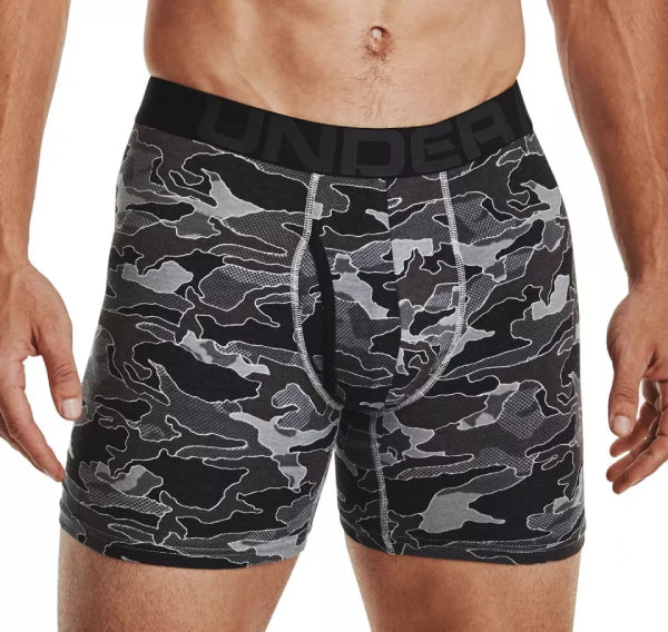 Mens 3 Pack Charged Cotton Novelty 6 Inch Boxer Short