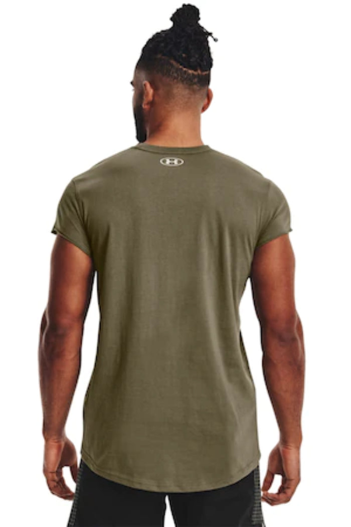 Mens Project Rock Cutoff Short Sleeve T-Shirt