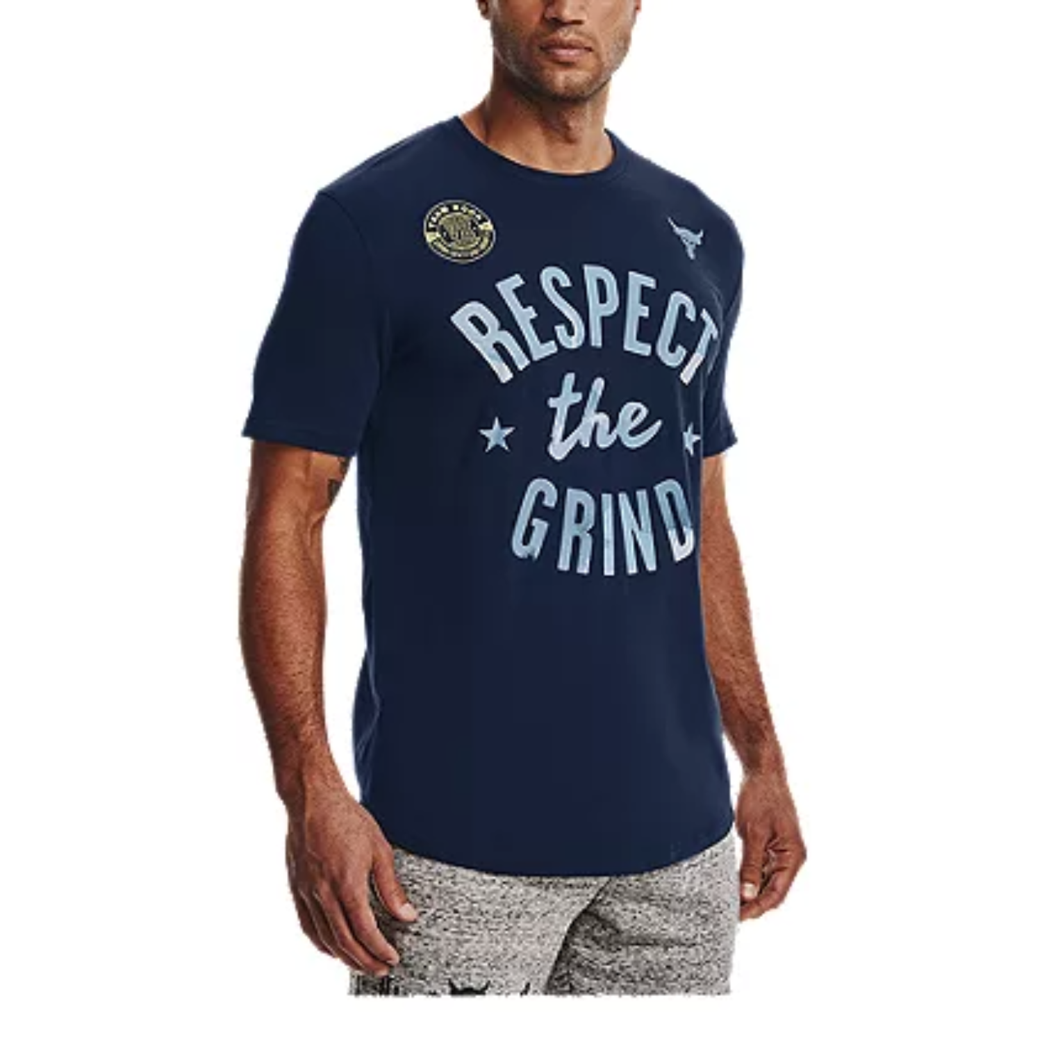 Mens Project Rock The Grind Short Sleeve T-Shirt