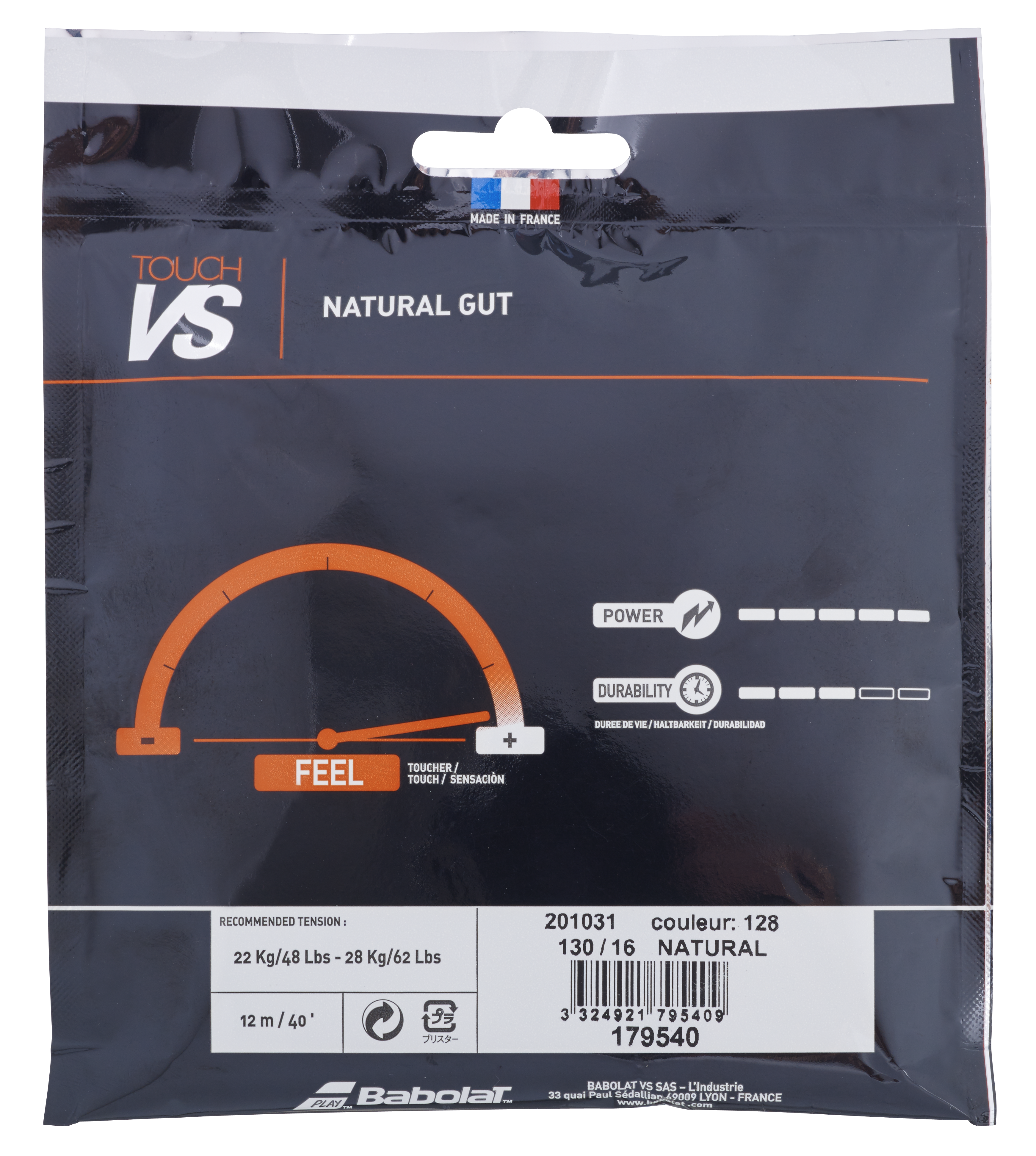 Touch VS 12 Meter Natural Tennis String